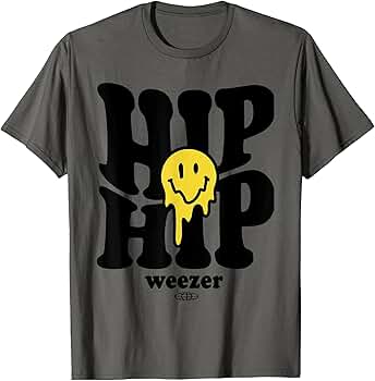 Amazon.com: Weezer - Hip Hip T-Shirt : Clothing, Shoes & Jewelry
